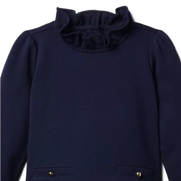 Janie and Jack size 7 navy blue dress - Picture 5 of 6